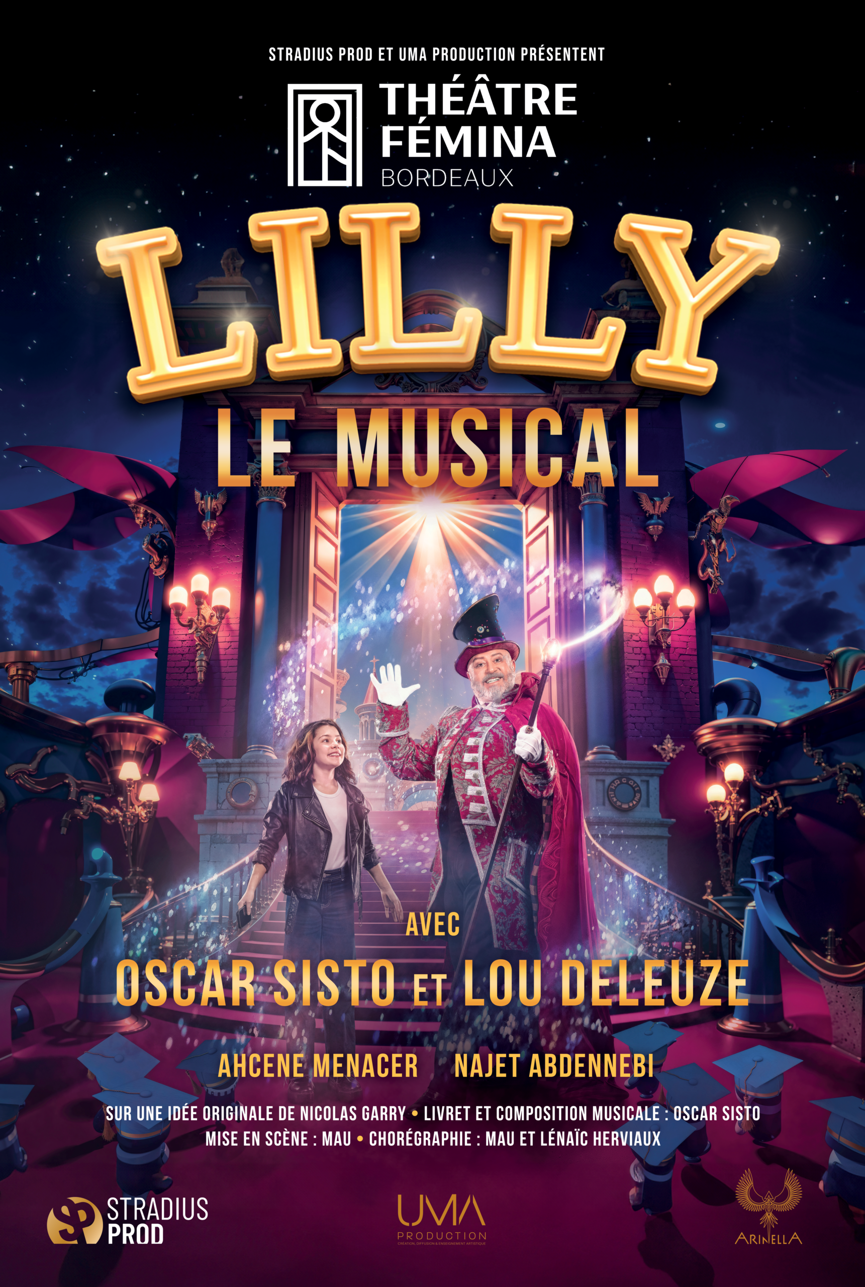 LILLY casino lille affiche 40x60cm Theatre Femina scaled