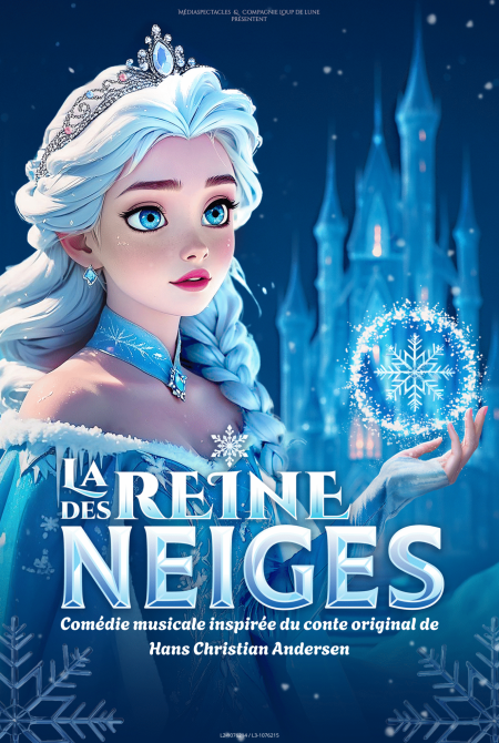 La reine des neiges à Bordeaux au théâtre fémina le 8 février 2026 à 16h