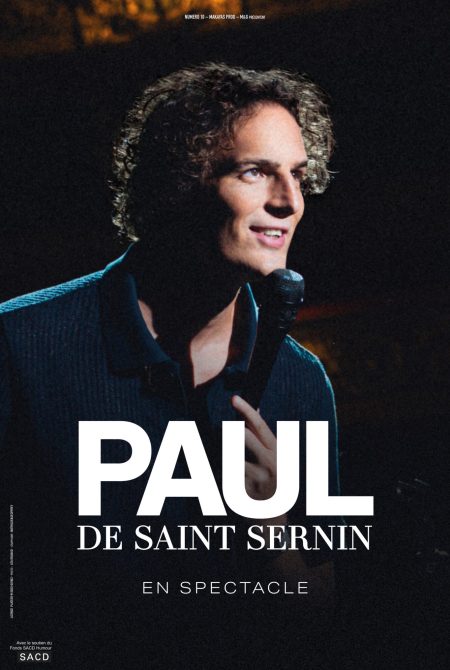 Paul de Saint Sernin à Bordeaux au théâtre fémina le 6 juin 2026 à 20h30