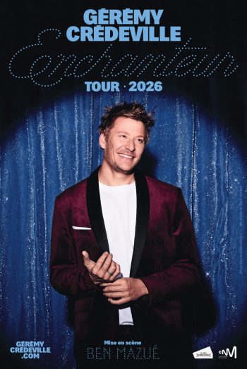 Gérémy Crédeville dans son spectacle Enchanteur au Théâtre Fémina de Bordeaux