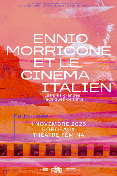ENNIO MORRICONE - 40X60 - BORDEAUX