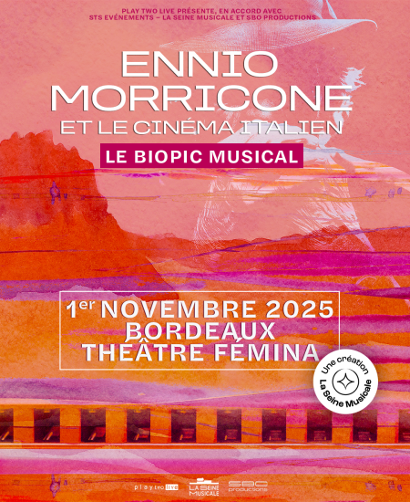 ENNIO MORRICONE au théâtre fémina le 1 novembre 2025