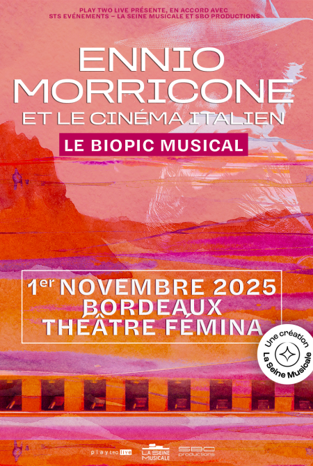 ENNIO MORRICONE au théâtre fémina le 1 novembre 2025