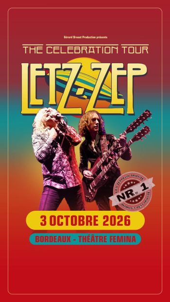 Letz zep à bordeaux le 3 octobre 2026