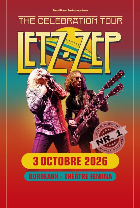 Letz zep à bordeaux le 3 octobre 2026