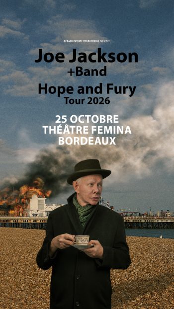 Joe Jackson à Bordeaux au théâtre Fémina le 25 octobre 2026 à 19h00
