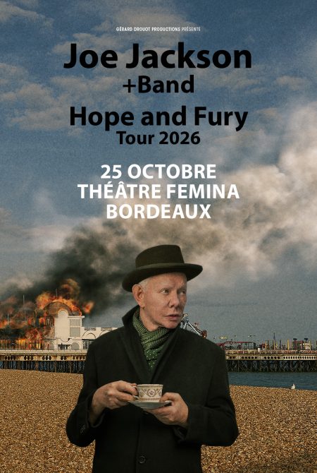 Joe Jackson à Bordeaux au théâtre Fémina le 25 octobre 2026 à 19h00